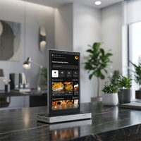 Nueva Tableta de Escritorio con Pantalla Táctil IPS de 10.1 Pulgadas, Forma de L, Pantalla Dual, Wi-Fi, RJ45, Puerto Serie, NFC, Terminal Inteligente para Hoteles