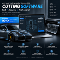 Software Profesional de Corte PPF, Software para Plotter de Película para Ventanas de Automóviles, Base de Datos de Patrones de Vehículos