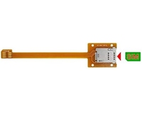 Extensor de cable de tarjeta SIM de 15cm Micro macho a SIM estándar hembra FPC con toma SIM Push-Push