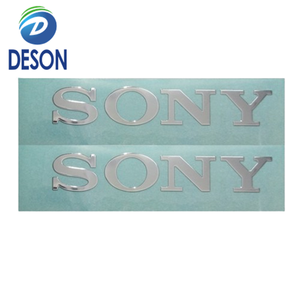 Deson Custom Thin Adhesive Electro form Gold Nickel 3D Logo Transfer Geprägte wasserdichte umwelt freundliche Werbe geschenke Abziehbilder - Product Image 4