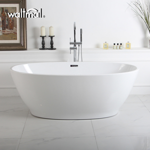 <span class=keywords><strong>Waltmal</strong></span> 圆形便宜浴缸优质丙烯酸室内白色丙烯酸形浴缸 WTM-02576 - Product Image 1