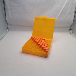 Scatola per Munizioni in Plastica da 100 Colpi con Cerniera Robusta e Chiusura a Scatto, Ideale per Ricariche, Facile da Trasportare per la Caccia - Product Image 2