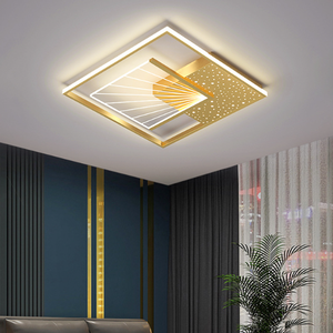 Accesorios decorativos para sala de estar, luz de techo acrílica ultrafina Led de forma redonda para dormitorio - Product Image 6