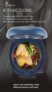 Cuiseur à riz <span class=keywords><strong>de</strong></span> <span class=keywords><strong>voiture</strong></span> 12V pour camions et voitures pour 1 à 3 personnes en plastique Garantie 1 an - Product Image 2