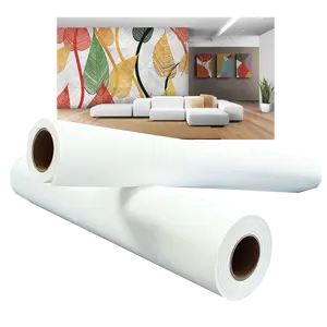 COLORFAN 250gsm Wallpaper Matte Polyester Canvas Digital Printing Wallpaper For Wall Decoration