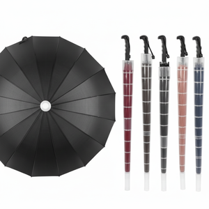 Pieghevole pioggia grondaia ombrello con copertura comodo ombrello tappo custodia - Product Image 1