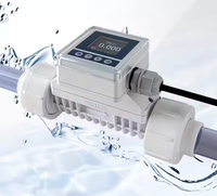 Diamètre de haute précision Pvc petit tuyau Type en ligne Mini débitmètre à ultrasons compact pour l'eau