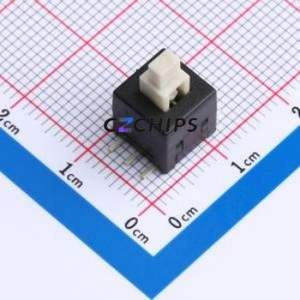 PS-8555SVB-6PLN Push Button Switch SMD Switch Self-Locking Rectangle Plunger 500mA 24V - Product Image 1