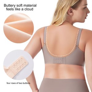 Sujetador Deportivo Sin Costuras con Tirantes Ajustables en U para Mujer, Sujetador <span class=keywords><strong>Push</strong></span>-<span class=keywords><strong>Up</strong></span> Cómodo para Mujer - Product Image 4