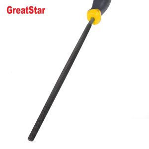 Lime ronde en acier <span class=keywords><strong>de</strong></span> qualité industrielle <span class=keywords><strong>de</strong></span> 8 \ "(200mm) <span class=keywords><strong>de</strong></span> vente chaude avec poignée en caoutchouc confortable - Product Image 2