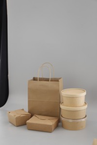 Bolsas de Papel Kraft Personalizadas al por Mayor para Hamburguesas, Pollo Frito, Bocadillos y Comida Rápida para Llevar - Product Image 4