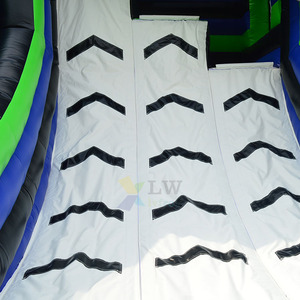 Outdoor ninja melengkung dinding Permainan Kompetitif sport slide inflatable ninja warrior rintangan untuk acara - Product Image 6