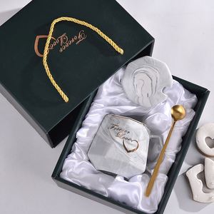 Pink Ceramic <b>Mug</b> and Spoon <b>Gift</b> <b>Box</b> Set for Custom Corporate <b>Gifts</b> Business Promotion and Wholesale Orders - Product Image 2