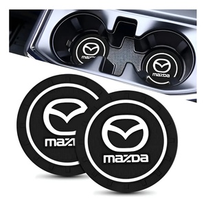 Volkswagen <b>Car</b> Cup <b>Coasters</b> 2 Pieces With Logo Design For Vehicle Use - Product Image 3