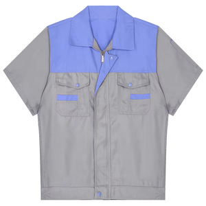 Vêtements de <span class=keywords><strong>travail</strong></span> légers à manches courtes personnalisés usine <span class=keywords><strong>plombier</strong></span> mécanicien réparateur automobile vêtements de <span class=keywords><strong>travail</strong></span> uniforme chemise de <span class=keywords><strong>travail</strong></span> en poly-coton - Product Image 6