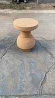 Meubles en bois naturel Table d'appoint en liège Chaise Table d'appoint à café Tabouret en bois écologique Tabouret en liège