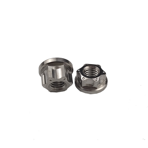 Tùy biến M12 GR5 Titan mặt bích Nut CNC Titan mặt bích Nut cho xe máy - Product Image 6