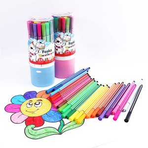 ชุดสีน้ำสำหรับเดินทางแบบพกพาได้รับการรับรองจาก Foska ปลอดภัยและปลอดสารพิษพร้อมท่อกลองพกพาสำหรับศิลปินผู้ใหญ่วัยรุ่นเด็กผู้หญิงเด็กผู้ชาย - Product Image 1