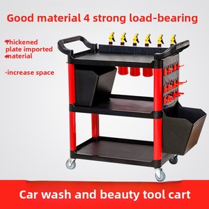 <span class=keywords><strong>Chariot</strong></span> d'atelier multifonctionnel à trois niveaux en plastique pour <span class=keywords><strong>lavage</strong></span> <span class=keywords><strong>de</strong></span> voitures, atelier <span class=keywords><strong>de</strong></span> beauté, réparation automobile, et détaillage – <span class=keywords><strong>Chariot</strong></span> pour concessionnaires 4S - Product Image 5