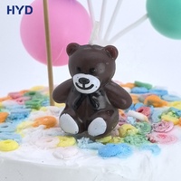 Velas de Parafina en Forma de Oso, Hechas a Mano, Ecológicas, No Tóxicas, Sin Aroma, para Cumpleaños, Bodas, Fiestas de Pascua
