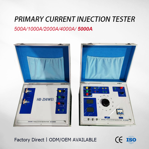 Probador de Inyección de Corriente Primaria de 5000A de Alta Precisión, Máquina de Medición Electrónica de 1 Año de Garantía para Relés, Interruptores Automáticos y Motores - Product Image 1