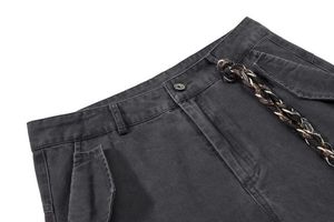 High Street Wear Boys & Men's Women's Vintage Medium Wash Mid Waist Straight Cotton Denim <b>Jeans</b> - Product Image 5