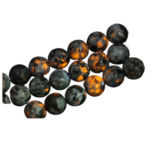 Perles rondes en pierre naturelle <span class=keywords><strong>de</strong></span> Jingde Jewelrys, pierres fluorescentes, bracelets, accessoires <span class=keywords><strong>de</strong></span> bijouterie DIY, directement <span class=keywords><strong>de</strong></span> l'usine - Product Image 1