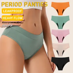 Culotte menstruelle 4 couches Braga Menstrual OEKO TEX GOTS GRS Culotte menstruelle sans odeur Culotte menstruelle pour femmes Sous-vêtements menstruels