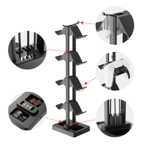Soporte Ajustable para Controlador de Juegos, Base de Carga para PS5/<span class=keywords><strong>PS4</strong></span>/X-box/NS2 Pro con Gancho para Auriculares - Product Image 2