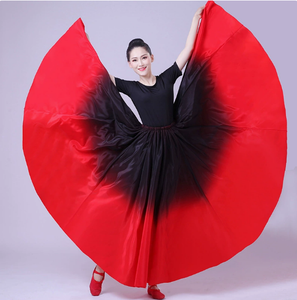 Robes de <span class=keywords><strong>danse</strong></span> <span class=keywords><strong>flamenco</strong></span> pour femmes, robes de scène, jupes de <span class=keywords><strong>danse</strong></span> à 360/540/720 degrés, costumes féminins, Vestido - Product Image 3