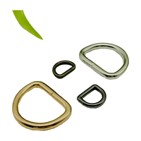 Anneaux en D métalliques semi-circulaires pour sacs, quincaillerie DIY, pièces de sacs à main réglables, couleur et taille personnalisables, logo personnalisé