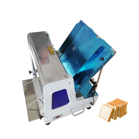 Kommerzielle Automatische Neue Elektrische Brotschneidemaschine 220V Edelstahl-Toastschneidegerät für Bäckereien