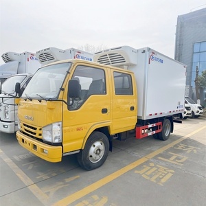 ISUZU 4X2 5T Manual New Diesel <b>Refrigerated</b> Cargo Van Box Truck Euro3 -18C Freezer Cold Chain Food Truck - Product Image 5