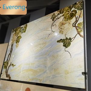 Diseño de interiores personalizado barato, pared de <span class=keywords><strong>mármol</strong></span>, patrón de uva botánico, <span class=keywords><strong>mármol</strong></span> de chorro de agua para pared y suelo, <span class=keywords><strong>mármol</strong></span> personalizado - Product Image 2