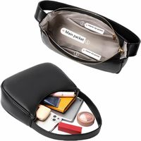 Sac à bandoulière pour femme CYHTWSDJ, mode automne, sac hobo mignon, mini pochette, fermeture éclair, doublure imperméable en PU