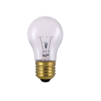 Ampoule de remplacement Edison à incandescence en verre transparent 25W 40W 60W 130V E26 Culot moyen A15
