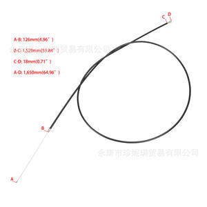 Câble de frein de moto Jinrui 155 cm en acier inoxydable, pièce de rechange pour l'entretien et la réparation - Product Image 3