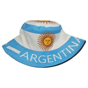 Oferta Especial Argentina: Gorro de Pescador con Estampado de Bandera Mundial de Fútbol, Patrón de Países Personalizable - Product Image 3