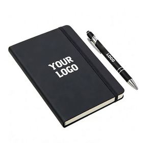 Factory Wholesale Business Logo Printed Gift Promo Low Moq Pu Leather Note <b>Book</b> Professional Notebooks Customizable - Product Image 1