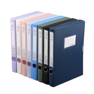 A4 <b>Plastic</b> Document Box 20 35 55 75mm Thickness Office Organizer Storage <b>Folder</b> File Box For Neatening And Financial Voucher - Product Image 2