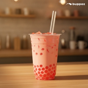 บัวลอยรสสตรอว์เบอร์รีคุณภาพสูงสำหรับตกแต่งเครื่องดื่มชาไข่มุก - Product Image 3