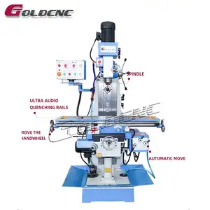 GOLDCNC high quality ZX6350 drilling and milling machine for metal universal milling machine