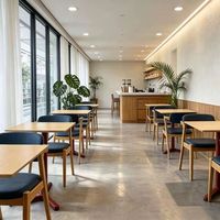 Chaise de salle à manger en bois massif et métal, 4 places, avec revêtement en cuir, personnalisable OEM ODM, pour restaurant, bar et centre commercial