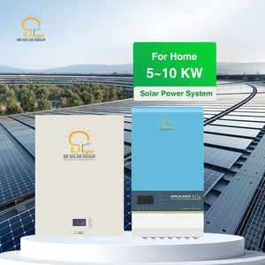 Système d'alimentation solaire domestique hors réseau BR SOLAR BR 15KW avec batterie lithium-ion, onduleur MPPT à onde sinusoïdale pure, montage sur toit - Product Image 3