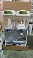Refroidisseur de vin à 2 réservoirs avec moussoir automatique, grand réservoir de boissons, distributeur de jus, machine de refroidissement de jus