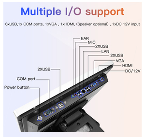 Hot Sell All in One <strong>Pos</strong> Systems <strong>Pos</strong> Manufacturer 15 Dual Screen with 10inch Customer <strong>Display</strong> - Product Image 6