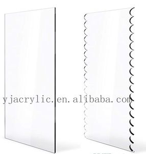Lixsun nhiều tùy chọn trong suốt đóng băng Frosting bơ bánh mượt mà scraper cho các công cụ làm bánh Acrylic bánh scraper - Product Image 6