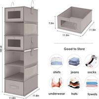 Étagères murales rectangulaires pliables écologiques et peu encombrantes pour le rangement domestique, avec tiroir à fenêtre transparente, design moderne