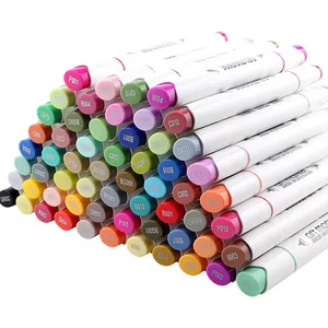 彩色艺术记号笔真水彩画笔kuretakt画笔书法绘画用水基颜料记号笔