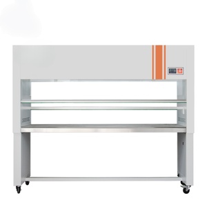 Campana de flujo de aire laminar vertical Clase 100 Banco de limpieza de laboratorio con elemento de filtro Hepa Tipo Gabinete de flujo laminar de acero inoxidable - Product Image 3